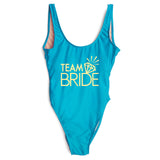 Diamond TEAM BRIDE Letter Swimsuit