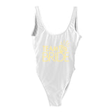 Diamond TEAM BRIDE Letter Swimsuit