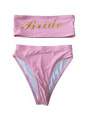 Swimsuit Set Glitter Bride