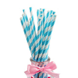 25Pcs Paper Drinking Straws