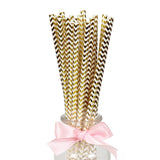 25Pcs Paper Drinking Straws