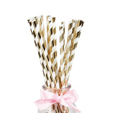 25Pcs Paper Drinking Straws