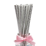 25Pcs Paper Drinking Straws
