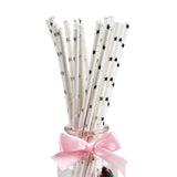 25Pcs Paper Drinking Straws