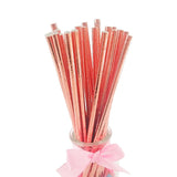 25Pcs Paper Drinking Straws
