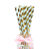 25Pcs Paper Drinking Straws