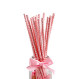 25Pcs Paper Drinking Straws