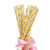 25Pcs Paper Drinking Straws