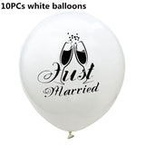 Wedding Decoration Rose Gold Mr Mrs Heart Balloons