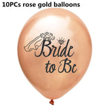 Wedding Decoration Rose Gold Mr Mrs Heart Balloons