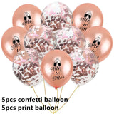 Wedding Decoration Rose Gold Mr Mrs Heart Balloons