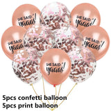 Wedding Decoration Rose Gold Mr Mrs Heart Balloons