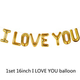 Wedding Decoration Rose Gold Mr Mrs Heart Balloons