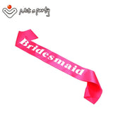 6pcs Satin Sash Sister of the Bride