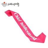 6pcs Satin Sash Sister of the Bride